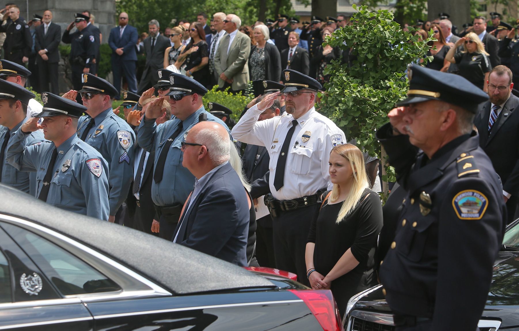 Hundreds of police officers honor Michael Langsdorf